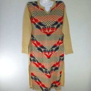 RAJ PARI KNITWEAR Women's Sweater Knit Tunic Dress Est Size Large